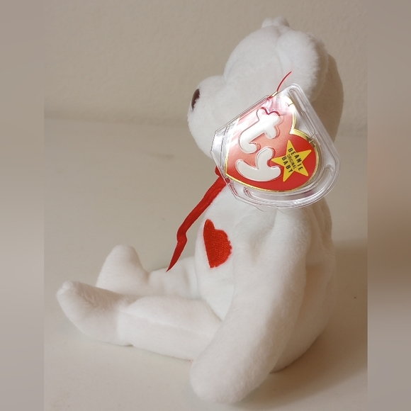 Beanie Baby 1st Edition Valentino Collectible 1994 6th Generation Tush Tag - Picture 2 of 4